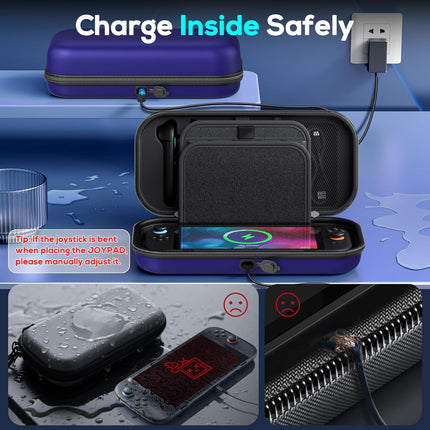Charge-Inside Carrying Case for 2025, OLED, and Standard Game Consoles