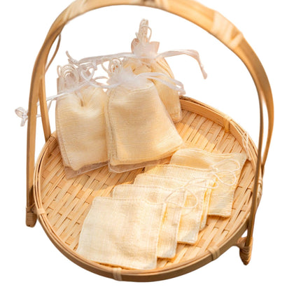 100% Natural Undyed Mulberry Silk Makeup Remover Pads, 10-Pack