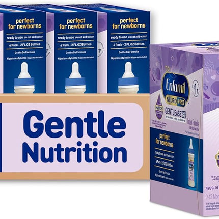 Gentle Ready-to-Feed Infant Formula, 2 fl oz Bottles, 6 ct, 4 Pack