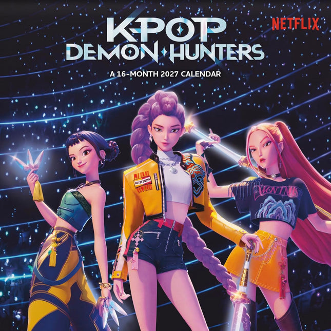 2027 Kpop Demon Hunters Wall Calendar