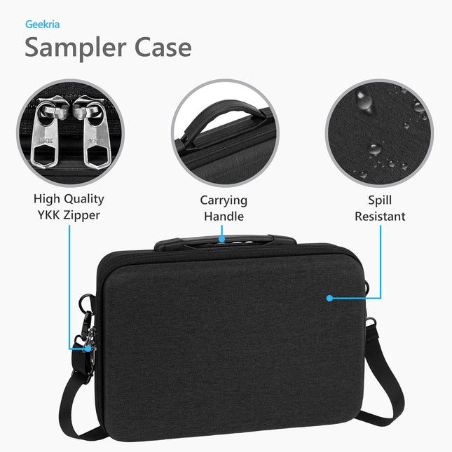 Hard Shell Travel Case for Portable Groovebox and Audio Sampler - Dark Grey
