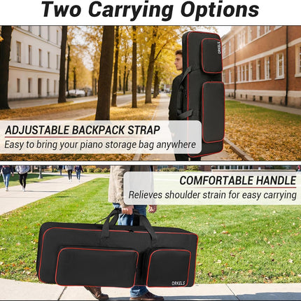 76-Key Keyboard Case with 10mm Padding