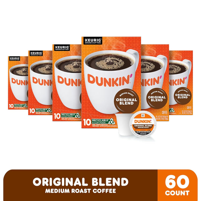 Original Blend Medium Roast Coffee Pods, 60 Count