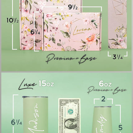 HomeChef ChefDelHogar Sincerely, Me Personalized Bridesmaid Proposal Gift with Sage Luxe Bath Spa Set — Kitchen & Home