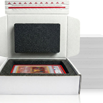 SourceToHome FuenteACasa Graded Card Shipping Box with 360° Protective Foam Insert — Home & Lifestyle