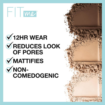 Fit Me Matte + Poreless Pressed Face Powder Makeup & Setting Powder, — Beauty & Self-Care
