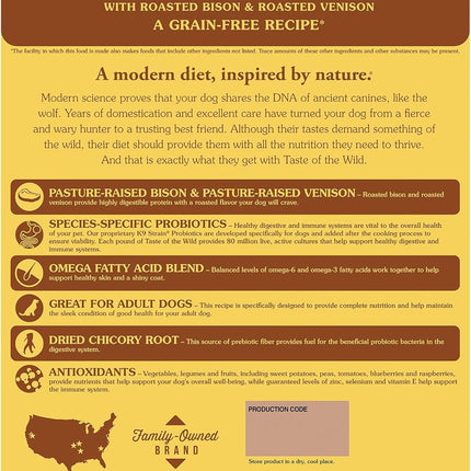 Dry Dog Food Canine Formula with Roasted Flavor