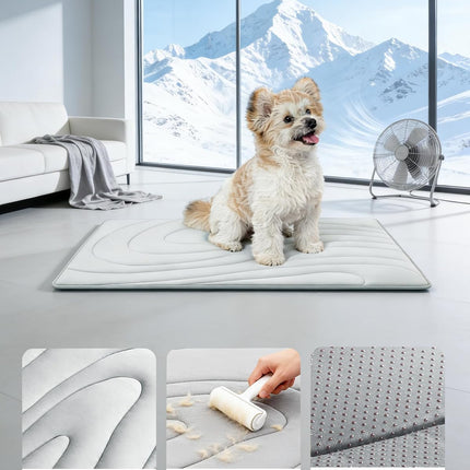 PawHaven RefugioPata Cooling Mat for Dogs, 36"x23" Self-Cooling Dog Bed with Arc-Chill — Pet Supplies