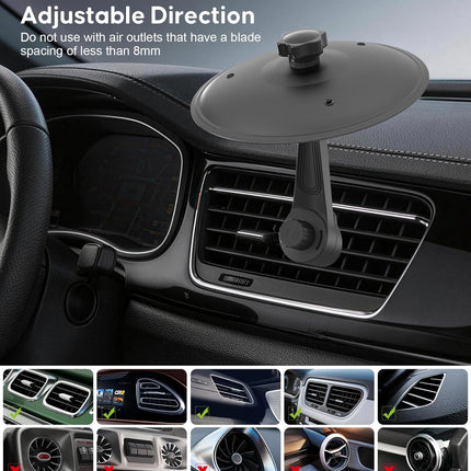 Black Mini Car Cymbal Air Vent Dashboard Instrument Set