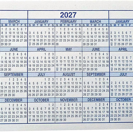 Checkbook Registers with 2026-2028 Calendars, 12 Pack