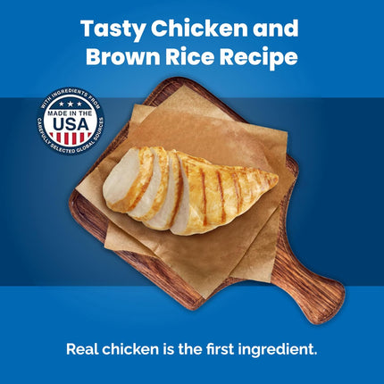 Chicken & Brown Rice Adult Dry Dog Food, 30 lb