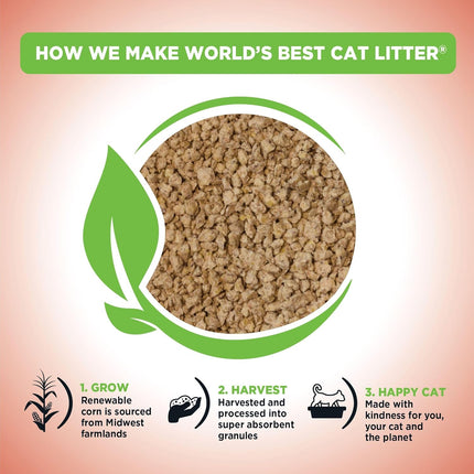 PawHaven RefugioPata WORLD'S BEST CAT LITTER Multiple Cat Unscented, 32-Pounds — Pet Supplies
