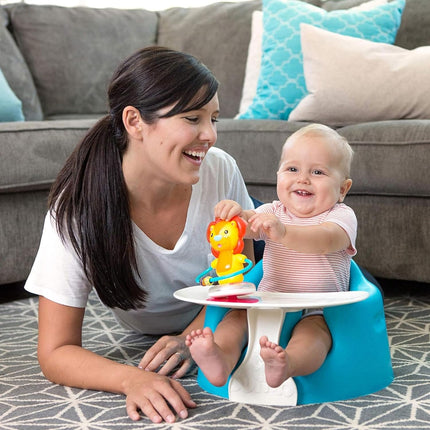 White Baby Floor Seat Tray Attachment