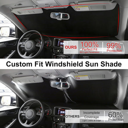 Custom-Fit Windshield Sun Shade for 2021-2026 Vehicles