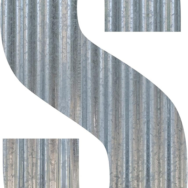 Corrugated Metal Letter, 24 Inch S