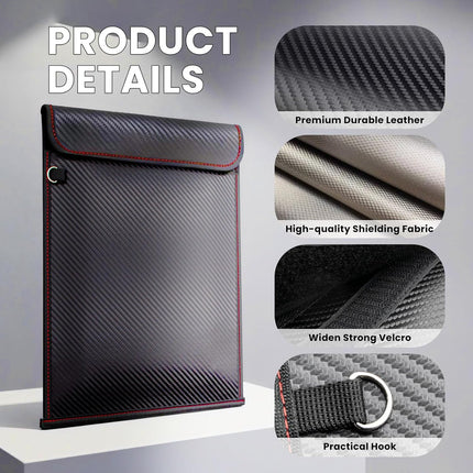 5 Pack Faraday Bags for Phones, Keys, Tablets & Laptops