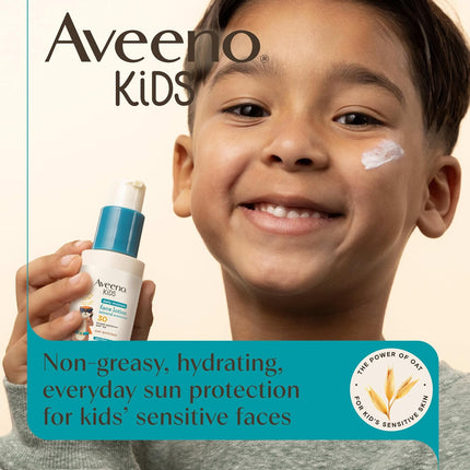 Kids Daily Moisture Face Lotion & Mineral Sunscreen SPF 30, Oat Enriched, 1.5 fl. oz