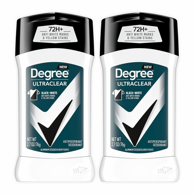 Men UltraClear Black + White Antiperspirant Deodorant, 2 Count, 2.7 oz