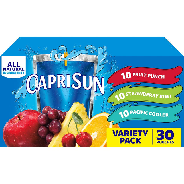 Fruit Juice Drink Blend Variety Pack, 30 Pouches