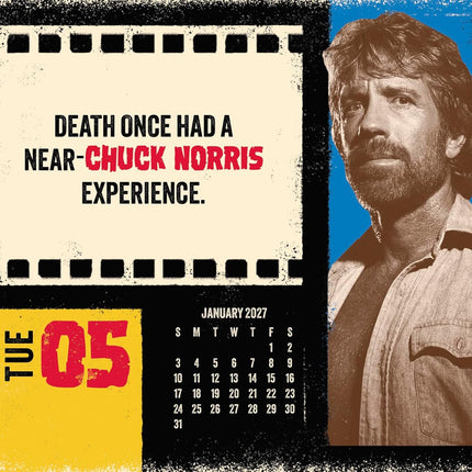 2027 Chuck Norris Day-at-a-Time Calendar