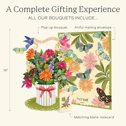 Freshcut Paper Mother's Day Enchanted Garden Pop Up Cards — Outdoor & Adventure