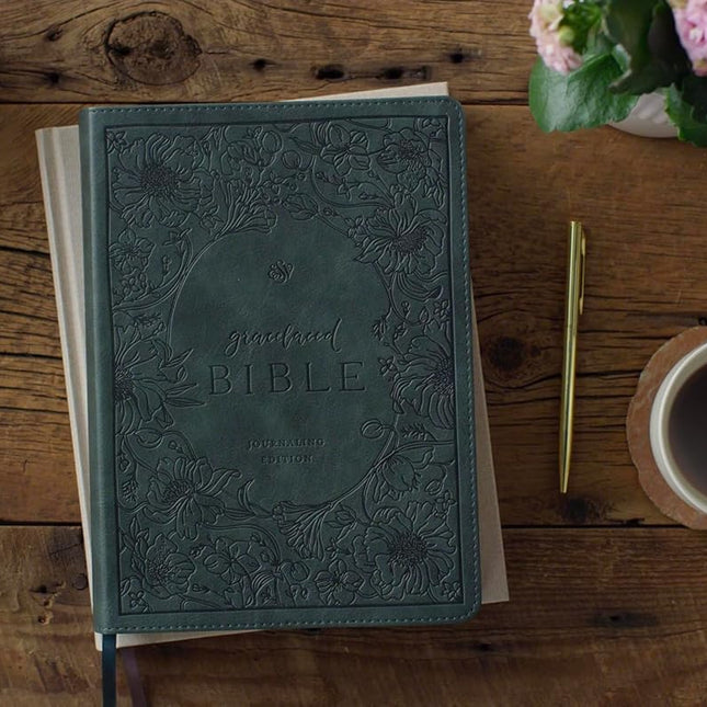 Quiet Forest Journaling Bible with Watercolor Artwork