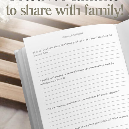 SourceToHome FuenteACasa Aunt's Life Story Journal (Hardcover): A Meaningful Keepsake — Home & Lifestyle