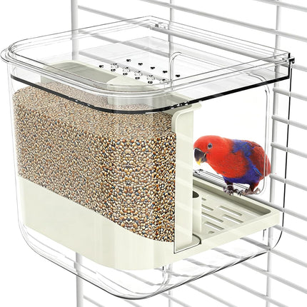 HomeChef ChefDelHogar Bird Feeder for Cage, Automatic Bird Feeder, Multifunctional Parrot Seed — Kitchen & Home