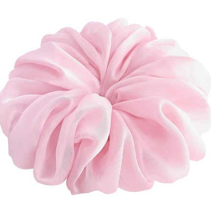 7-Inch Soft Chiffon Big Hair Scrunchie Ponytail Holder