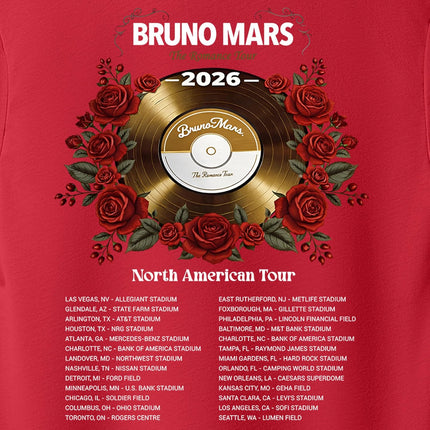 SourceToHome FuenteACasa North America Romantic Tour 2026 Tshirt, RNB Fans Graphic Shirt — Home & Lifestyle