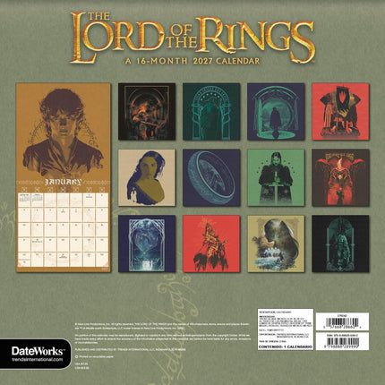 2027 Epic Fantasy Wall Calendar