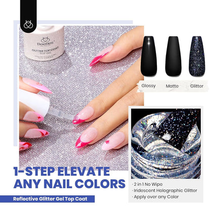 44-Piece Gel Nail Polish Set with 36 Colors