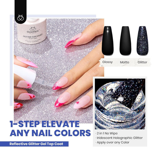 44-Piece Gel Nail Polish Set with 36 Colors