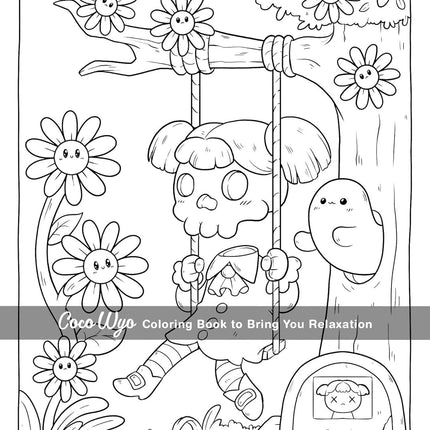 Creepy Cutie Gothic Kawaii Coloring Book for Adults and Teens