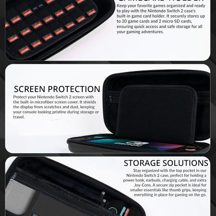 PlaySphere EsferaJuego Orzly Case Compatible with Nintendo Switch 2 Protective Carry Case (2025 — Toys & Games