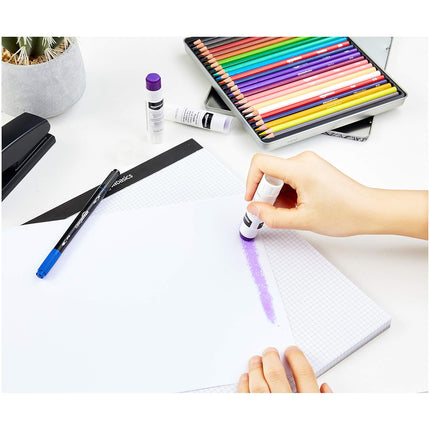Purple Washable School Glue Sticks, Dries Clear, 0.24 oz, 30-Pack