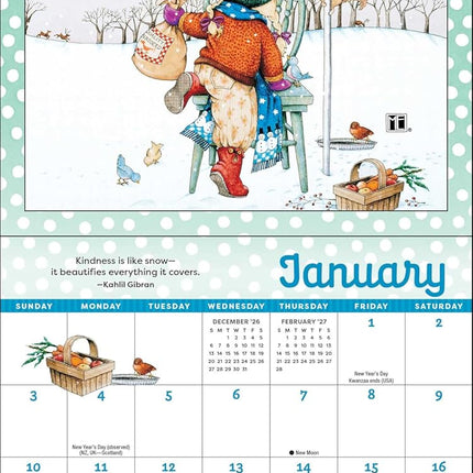 Mary Engelbreit's Kindness is Magic 2027 Mini Wall Calendar