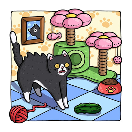 Naughty Cats Coloring Book for Adults and Teens