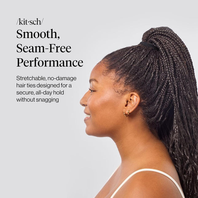 Seamless Hair Ties No Damage - Stretchable Hair Bands for Strong All-Day — Home & Lifestyle