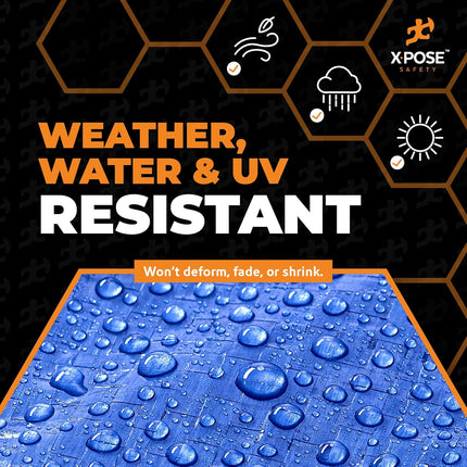 Better Blue Poly Tarp - 5' x 7' Multipurpose Waterproof Protective Cover