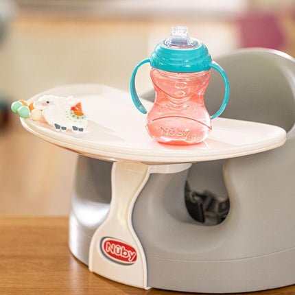 My Floor Seat Activity Tray - Easy Release, Easy Clean, White, 4+ Months