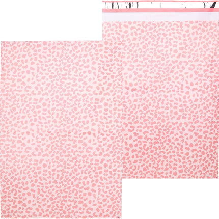 SourceToHome FuenteACasa Inspired Mailers - Poly Mailers 16x22-50 Pack - Rose Gold Cheetah — Home & Lifestyle