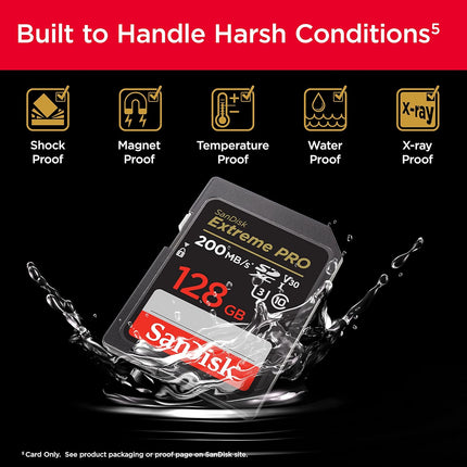 NexWave OndaNex SANDISK 128GB Extreme PRO SDXC UHS-I Memory Card - C10 — Smart Tech