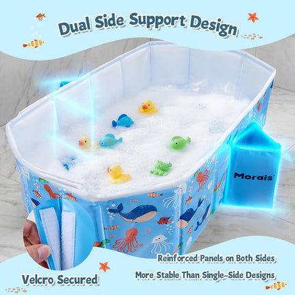 Collapsible Portable Baby Bathtub for 12 Months+