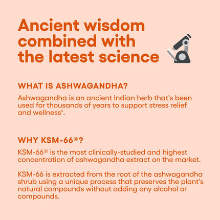 Physician's CHOICE Ashwagandha 1000mg adaptogen supplement for cortisol and mood balance