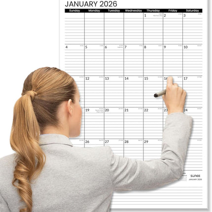 Large 2026 Wall Calendar, 22.75 x 15.5 Inches