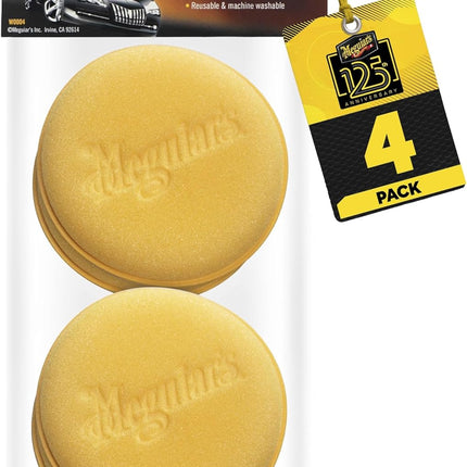 Supreme Shine 4-Inch Foam Applicator Pads - 4 Pack