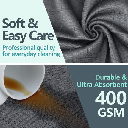 Carbon Microfiber Car Glass Cleaning Towels, Pack of 3
