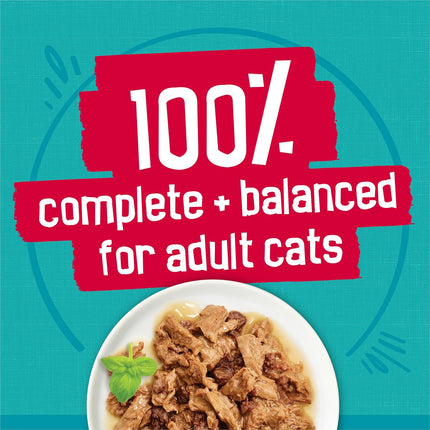 Friskies Wet Cat Food Variety Pack, Tasty Treasures Prime Filets — Pet Supplies