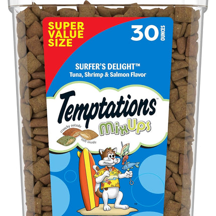 PawHaven RefugioPata Temptations Cat Treats MixUps Surfer's Delight, Tuna — Pet Supplies